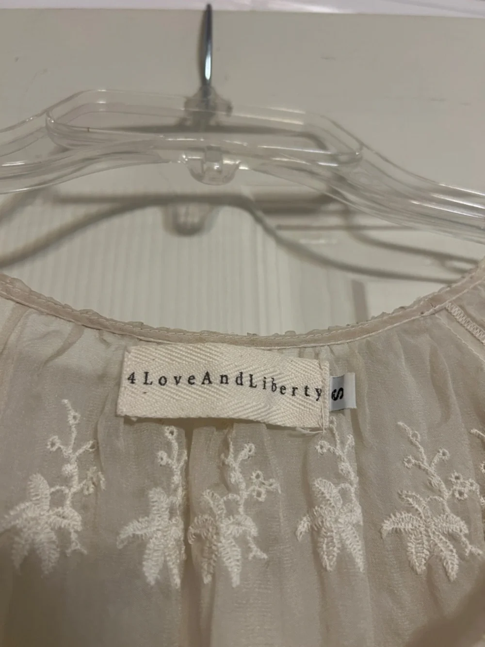 🌈Moving Sale Johnny Was 4 Love & Liberty crèam silk blouse
